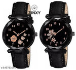Analog Women's Watch (Black Dial) (Pack of 2)