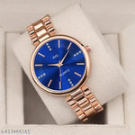 Vinar  Silver Dial Rose Belt Grils and Women Analog Watch