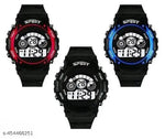 Digital Boy's and Girl'S Watch For Combo