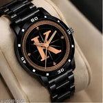 New Premium Branded Super Quality Silver Strap  Metal Steel Belt Analog Watch For Men