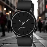 men black stylish paidu PU belt watch