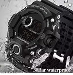 Royal look Digital Watch Shockproof Multi-Functional Automatic Black Color Strap Waterproof Digital Sports Watch for Men's Kids Watch for Boys Watch for Men Pack of 1 Watch Water Resistance Digital Watch