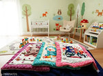 BRANDONN Baby Blanket New Born Pack of Wrapper Cum Crib Blanket For Baby Boys And Baby Girls