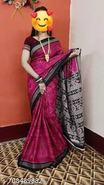 Pure cotton Sambalpuri printed saree pasapalli ikat