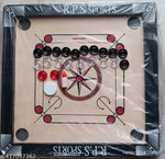 20 INCH CARROM BOARD WITH  CARROM COIN, STRIKER POWDER COMBO PACK