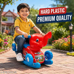 Chetak Convertible Playful Pony for Kids in Pink and Grey - Multifunctional Playmate for Children