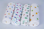 Pack of 3 Microfiber Baby Blanket lightweight & Comfortable