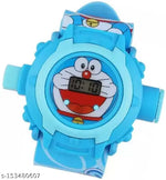 SUPER HERO, CARTOON CHARECTOR, ANGREE BIRD AVENGERS,DOAREAMON,BARBIE DOLL,BENTEN ,ME2, 24 IMAGE PROJECTOR , TOYS CUM DIGITAL WATCH FOR KIDS,BOYS&GIRLS.