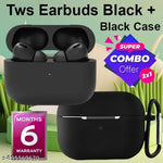 AirProd Pro Black, TWS Bluetooth Wireless Bluetooth Headphones Earbuds With Best Quality Wireless Bluetooth Headphones & Earphones Supported All Android & IOS Devices Bluetooth Headset