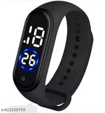 Grey Colour Digital Led Watch for Unisex Kids Boys n Girls