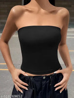 Trendy Sleeveless Crop Top With Lace Insert