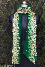 Embroidered work Net Dupatta for Women