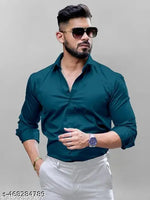 men formal shirts - GREEN