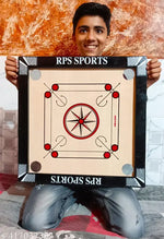 20 INCH CARROM BOARD WITH  CARROM COIN, STRIKER POWDER COMBO PACK