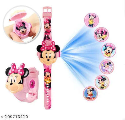 GLENVIT-X Kids Edition 3D Digital Watch With 6 images Projector watch For Kids Digital Watch - For Boys & Girls