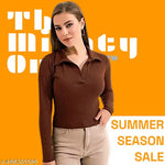 Stylish Deep neck crop for women