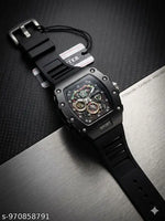 Felizer Army Watch Digital H9047 SilverBlack Big Dial Watch For - Men