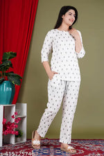 Trendy Fashionable Women Top & Bottom Sets