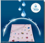 BABY RUBBER SHEET BABY BED PROTECTOR MAT | 90 X 100 CM ( C0LOUR - PINK) WATERPOROOF SHEET | PACK OF 1 SHEET