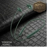 BT-235 Wireless Bluetooth Neckband – 20H Battery Life, Deep Bass, Type-C Fast Charging, Magnetic Lock, HD Mic & Sound, Stylish Metal Finish (Blue)