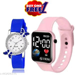 NEW ARRIVAL WATCH COMBO FOR BOYS & GIRLS | BUY 1 GET 1 FREE DIGITAL WATCH FOR KIDS | HIGH QUALITY WATCH FOR KIDS | NEW DESIGN FOR KIDS