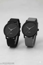 Blue Dial Analog Watch for Men – Stylish Silicone Strap, Quartz Movement, Waterproof & Scratch-Resistant | Sleek, Professional Look for Office, School & Casual Wear | Premium Branded Watch Under 300