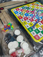 CARROM BOARD 20*20 INCHES , LUDO & SNAKE , CARROM COINS 20 PCS. , POWDER & STRICKER A40