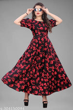 New Floral Dress With Digital Floral Print
