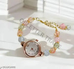 New Design craker beads trending korean watch || Women Watch || watch for girls || girls watch
