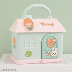 Kian  Best Quality New Model Puppy House Piggy Bank  Coin Bank  Indoor|Outdoor Dog House Piggy Bank for 2 & 3+ Years Kids Boys & Girls Coin Bank  (Pink)