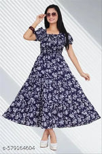 New Floral Dress With Digital Floral Print