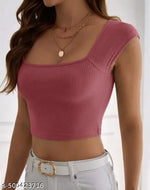Half Shirt, Midriff Top or Cutoff Shirt Verdusa Ruched Crop Top: The Perfect Summer Top