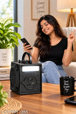 Wireless rechargeable portable Premium bass Multimedia 10 W Bluetooth Speaker ( Multicolour as per stock )