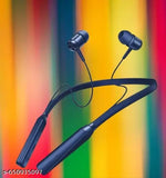 BT-Transparent Neckband Bluetooth Earphones (Purple) Exclusive Transparent Design | 72 Hours Playtime | HD Sound & Deep Bass | Type-C Fast Charging