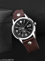 Day n Date Series Men's Black Silver Chain Analog Watches Classic, Attractive, Professional, top-trendy and stylish Analog Watches for Men/boys for office, school use