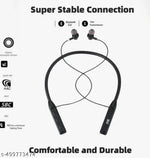 Bluetooth Black NB-111 Necband Wireless Long Standby Sports Headphones, Wireless Neckband Earphones