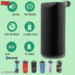 Atiasrama TG-113  Mate Portable Bluetooth Speaker Wireless Super Bass Sound Audio System/Water Resistent/Splashproof Built in Mic, TF Card Slot, FM, AUX, USB