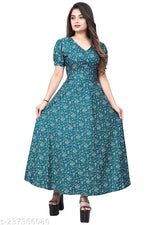 New Floral Dress With Digital Floral Print