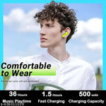 True Wireless Bluetooth Headphone, TWS earphone, earphone, bluetooth headset, Best Quality Wireless Bluetooth Headphones & Earphones, 36 Hrs Playtime, 10mm HD Drivers, Sweat Proof (Any Random Color)
