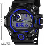 Royal look Digital Watch Shockproof Multi-Functional Automatic Black Color Strap Waterproof Digital Sports Watch for Men's Kids Watch for Boys Watch for Men Pack of 1 Watch Water Resistance Digital Watch