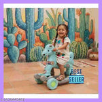 1 years baby horse ride on toy for kids vehicle slide toys for 1-3 years babies, ride & rocker birthday gift, Grey colour