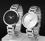 Classic Silver Round Dial Women's Watch