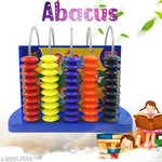 5 Rod Junior Abacus Toy for Kids |Early Math Learning Education Toy| Learn Counting, Addition & Subtract, Plus & Minus with Colorful Beads |  for Pre-School Children – Age 3+ Years