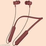 Dual Pairing Bluetooth Neckband with 50 Hours Playtime – In-Ear Wireless Headset (Red)Sk