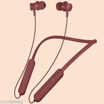 Dual Pairing Bluetooth Neckband with 50 Hours Playtime – In-Ear Wireless Headset (Red)Sk
