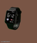 Trendy Black Colour Big Light Digital Watch for Girls n Womens