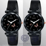 queen dial women magnet watch