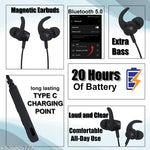 Neckband Bluetooth Headphones | BT-235V4 High Bass Neckband With Metal Look | Bluetooth Headphone | blutube headphone | High Bass Neckband | Good Mic Quality