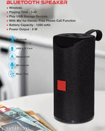Portable TG-113 Bluetooth Speaker Ultra High Bass Power Boost Sound (Color Black)