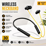 BT prime neckband wireless bluetooth headphones.